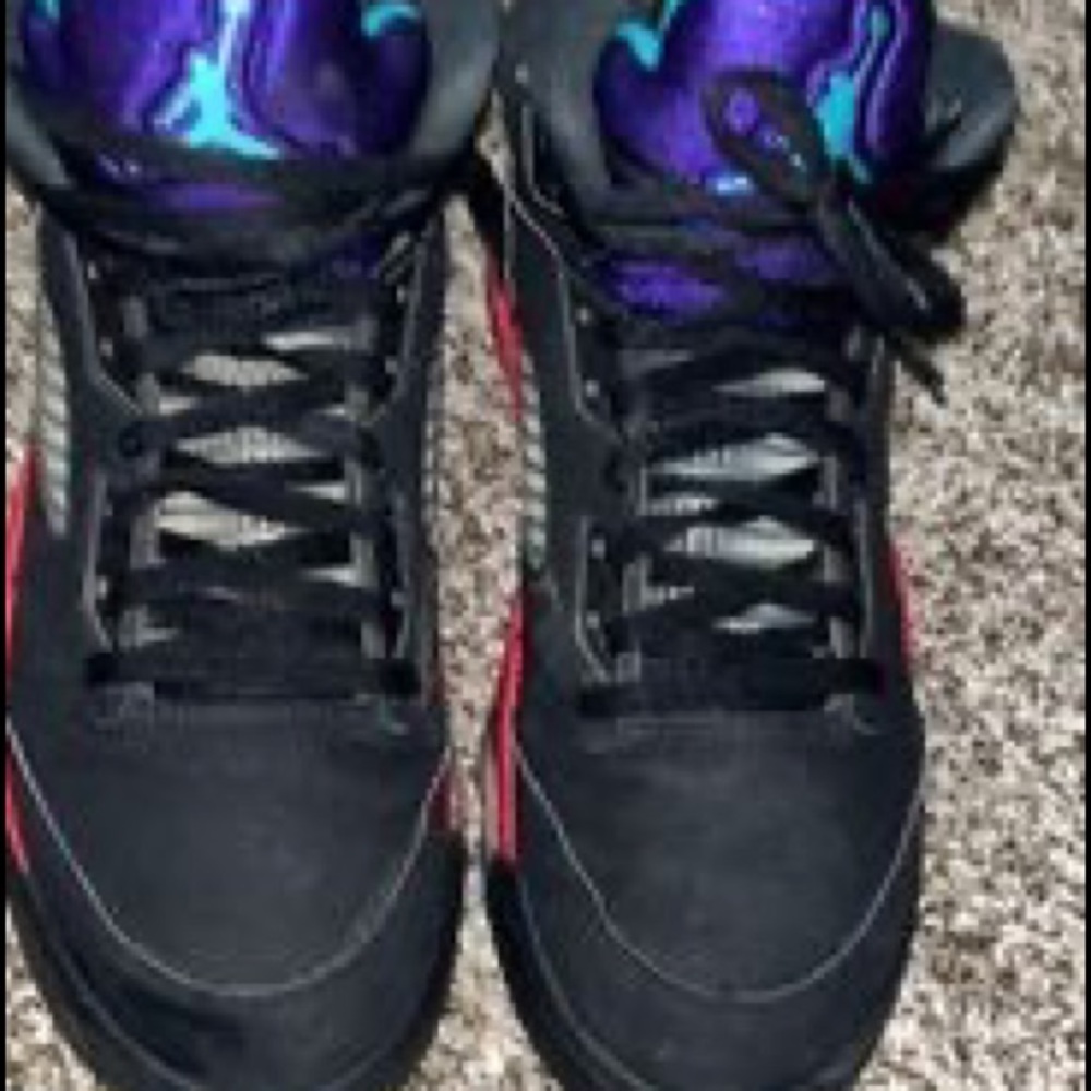 Jordan 5 top3 - fire red metallic grape